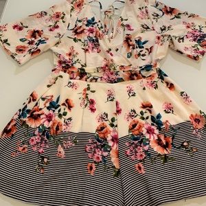 Women’s floral romper